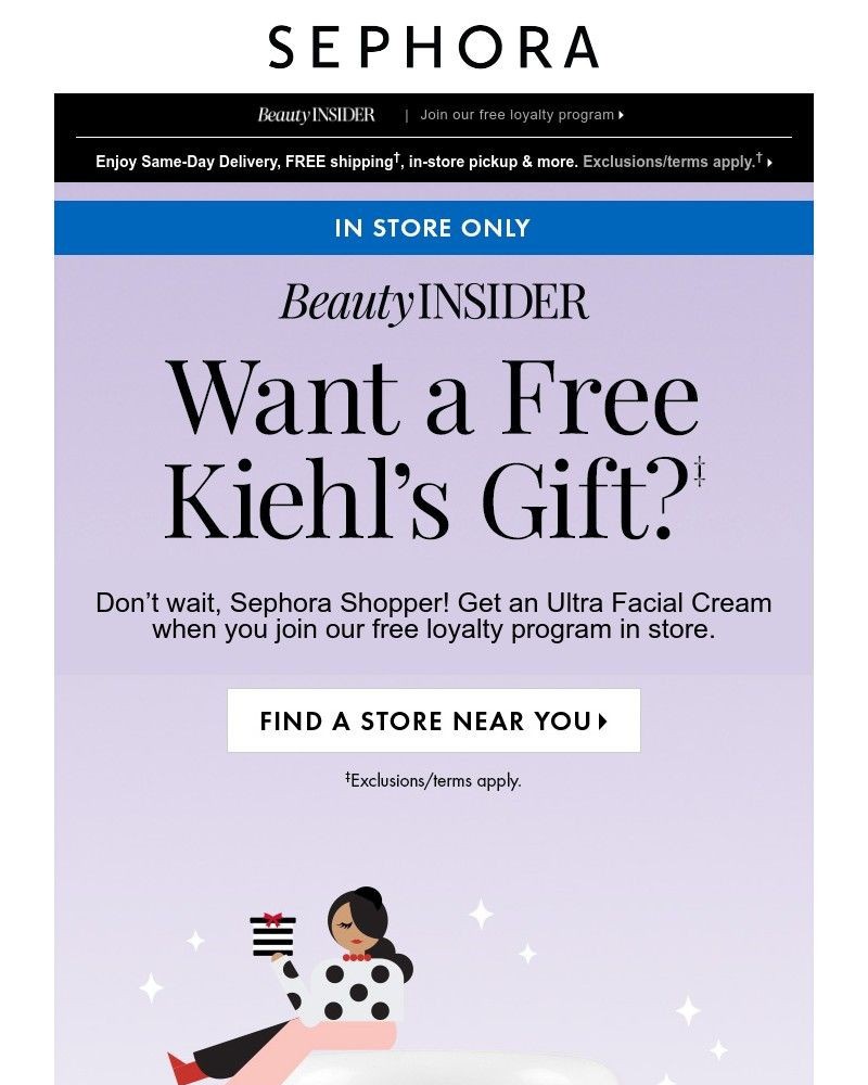 Sephora's free loyalty program
