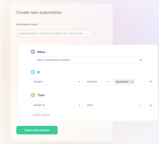Rule-based automations in Hiver