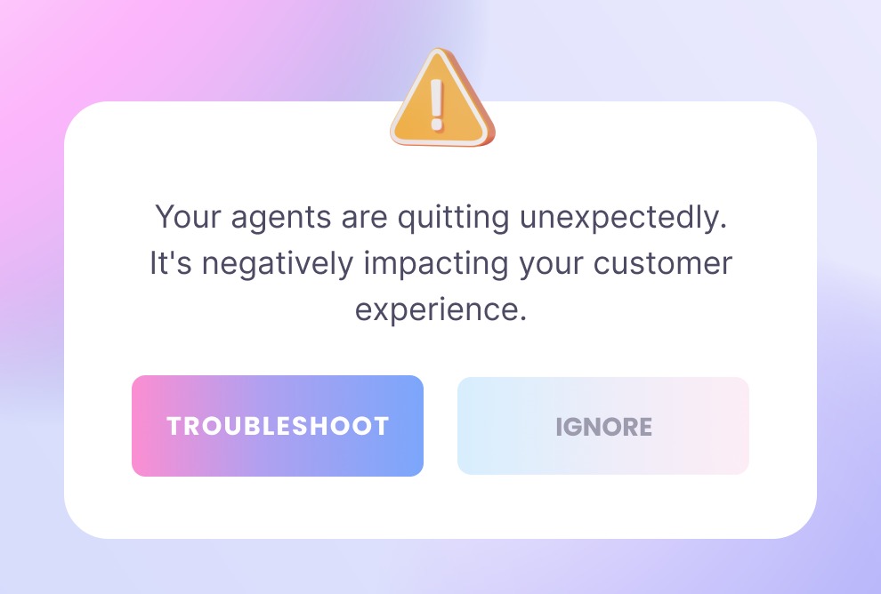 Image asking employers to fix CX issues arising out of the the great resignation