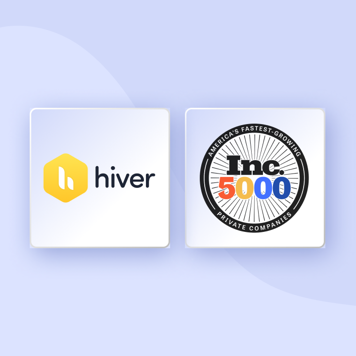 Hiver Named One of the 2022 Inc. 5000 Fastest-Growing Private Companies in America