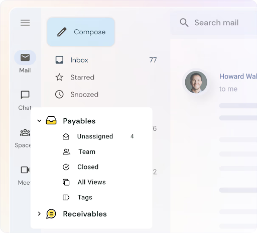 Hiver helps finance teams respond faster, avoid missed emails, and speed up collections.