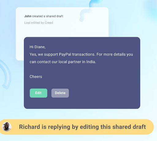Collision alerts in Hiver