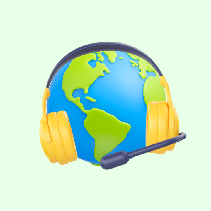 global help desks illustration