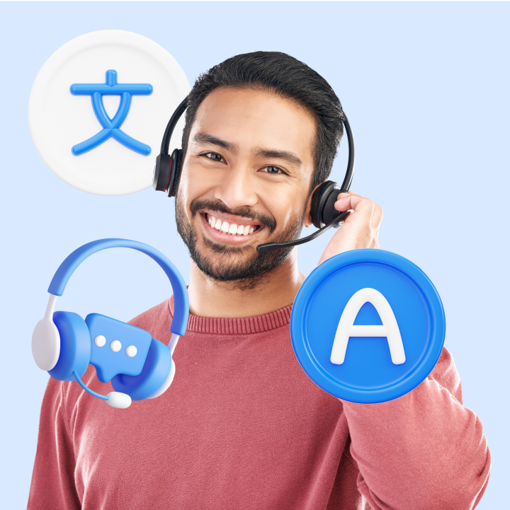 Multilingual customer support