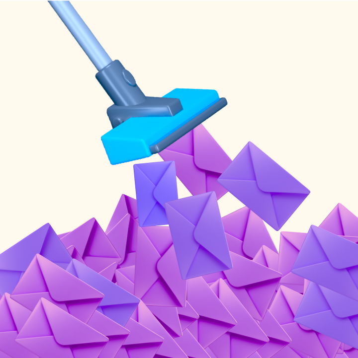 how to clean up email