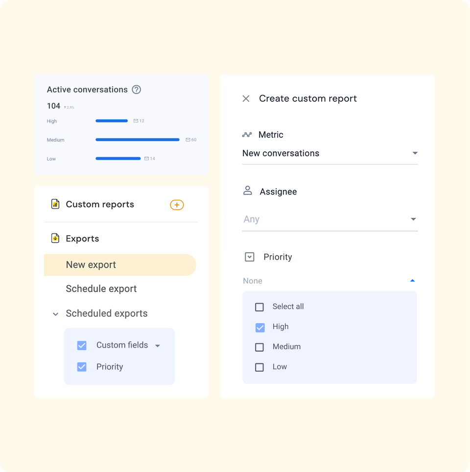 Analyze your conversations using Custom fields
