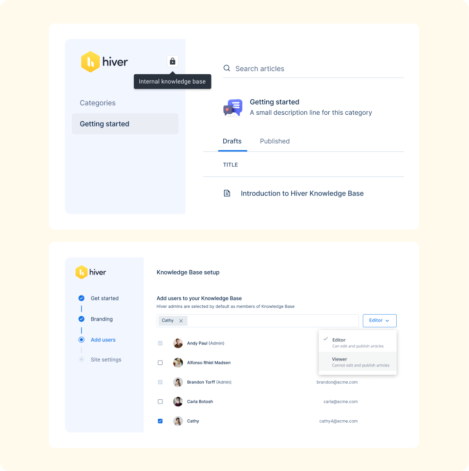 Assist your team with answers