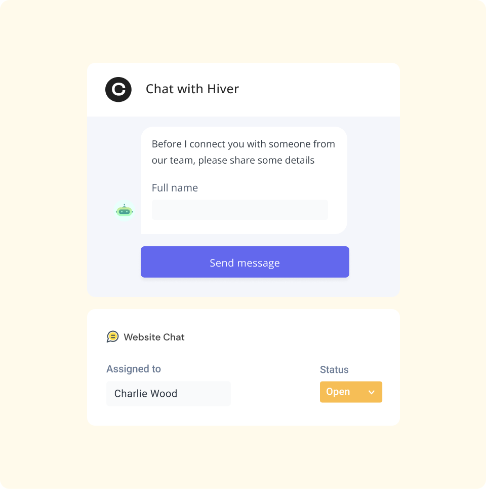 Deliver seamless live chat support