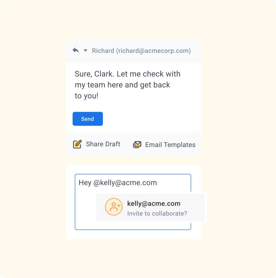 Fast-track responses and collaboration
