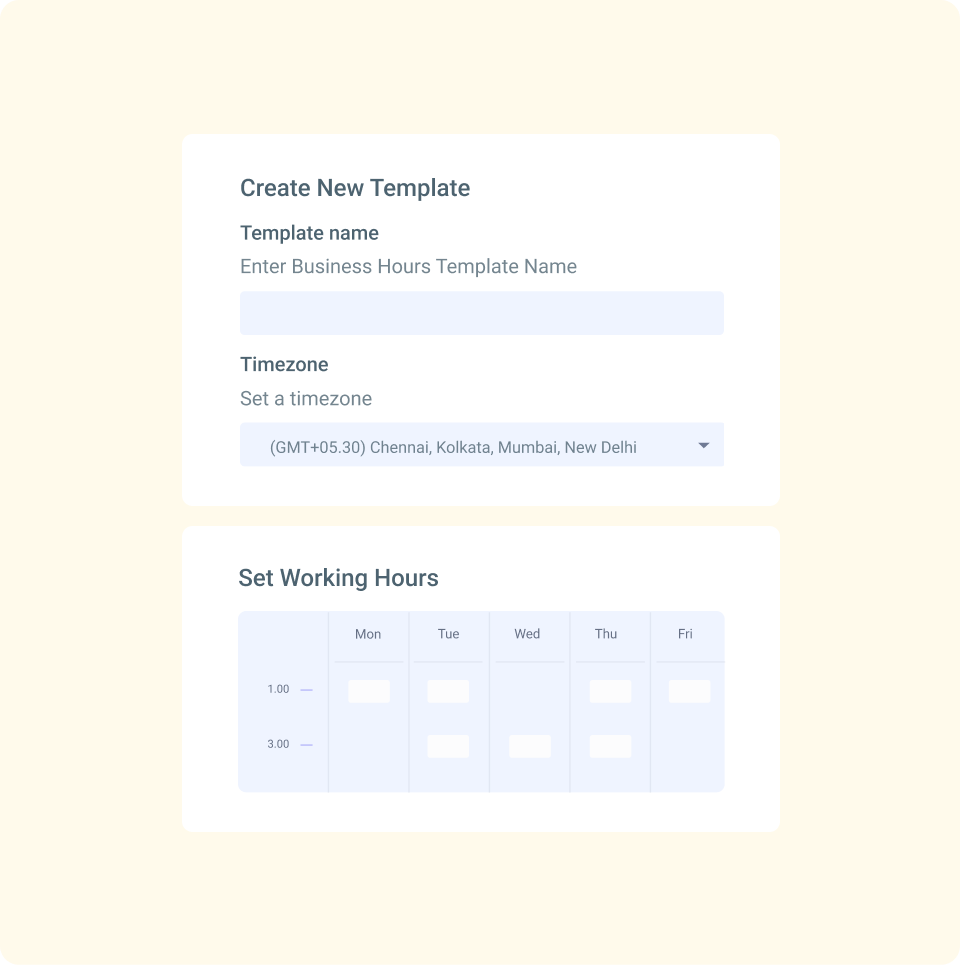Align SLAs with your team’s Business Hours