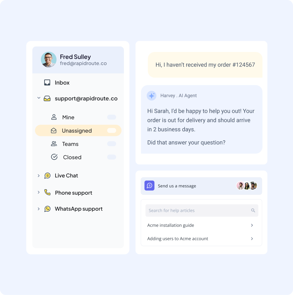 Deliver stellar omnichannel customer support