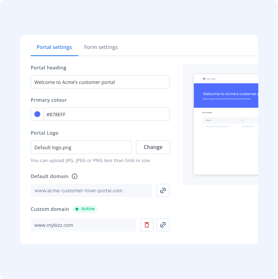 Personalize your portal