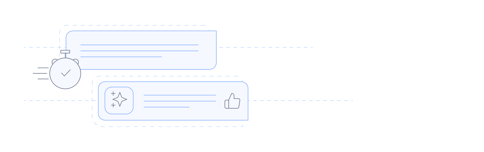 Reply faster with less effort