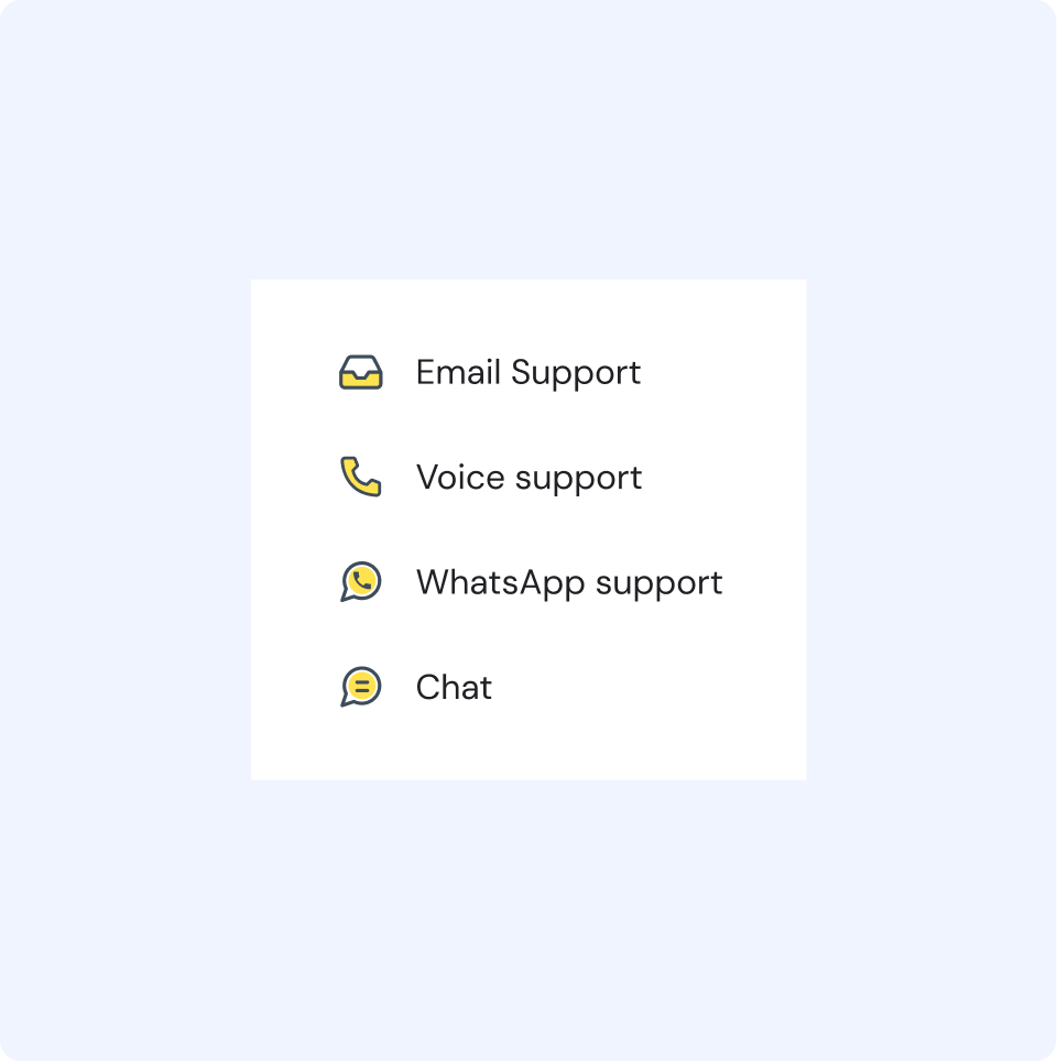 Support customers anytime, anywhere