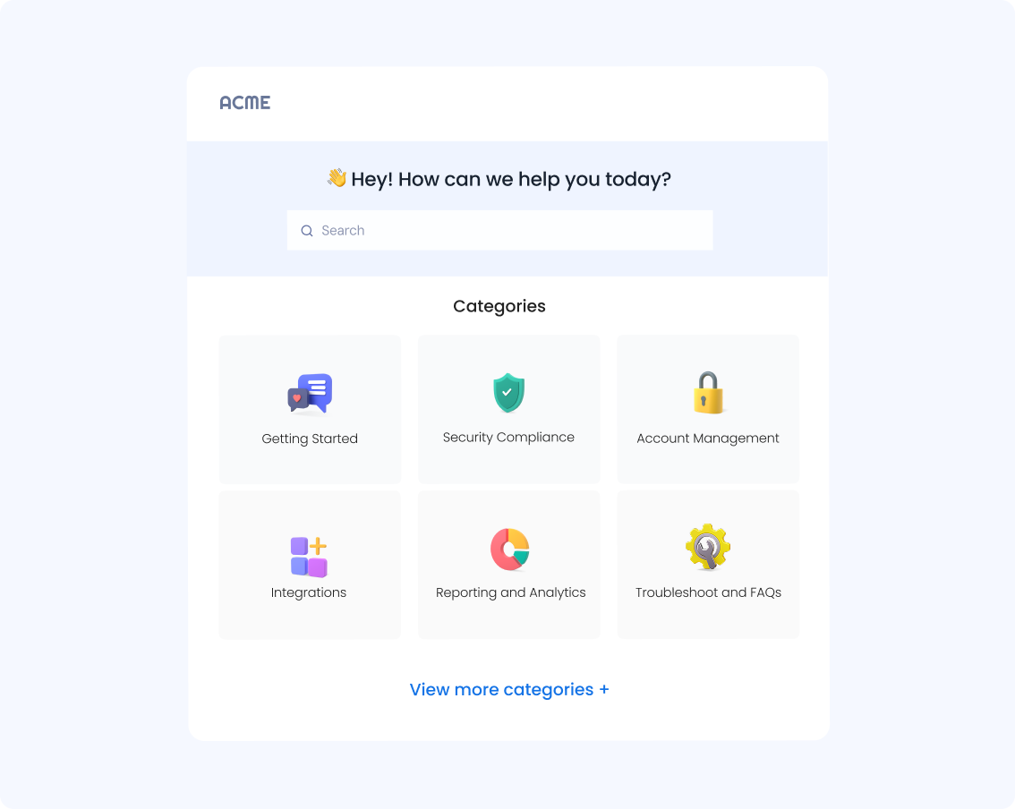 Empower customers to find answers instantly
